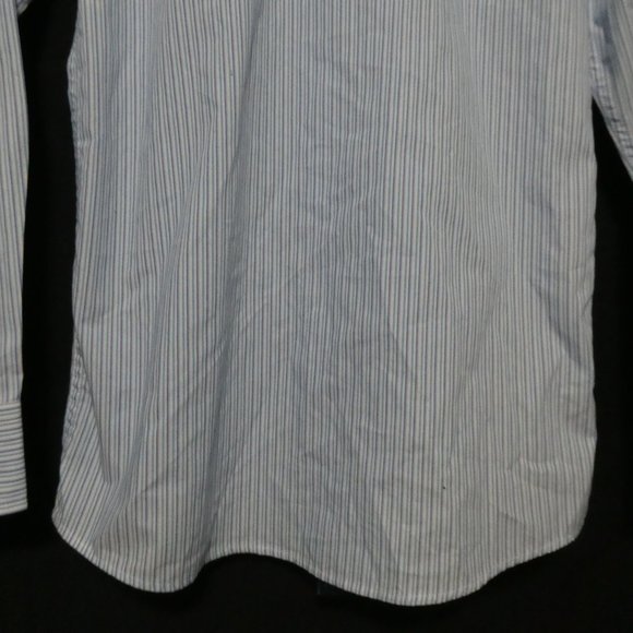 ANDREW FEZZA, size 12, striped button down dress shirt, GUC - Picture 15 of 16